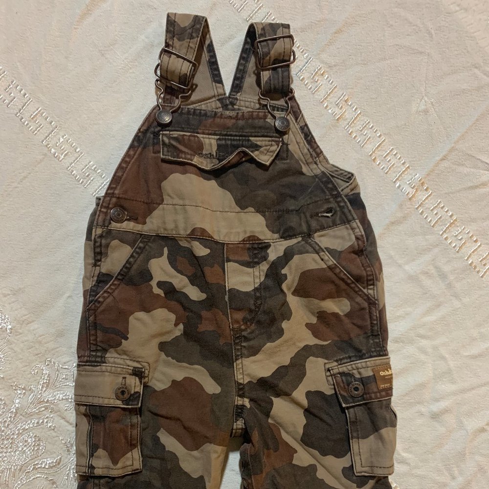 Baby Boys Overalls - camo